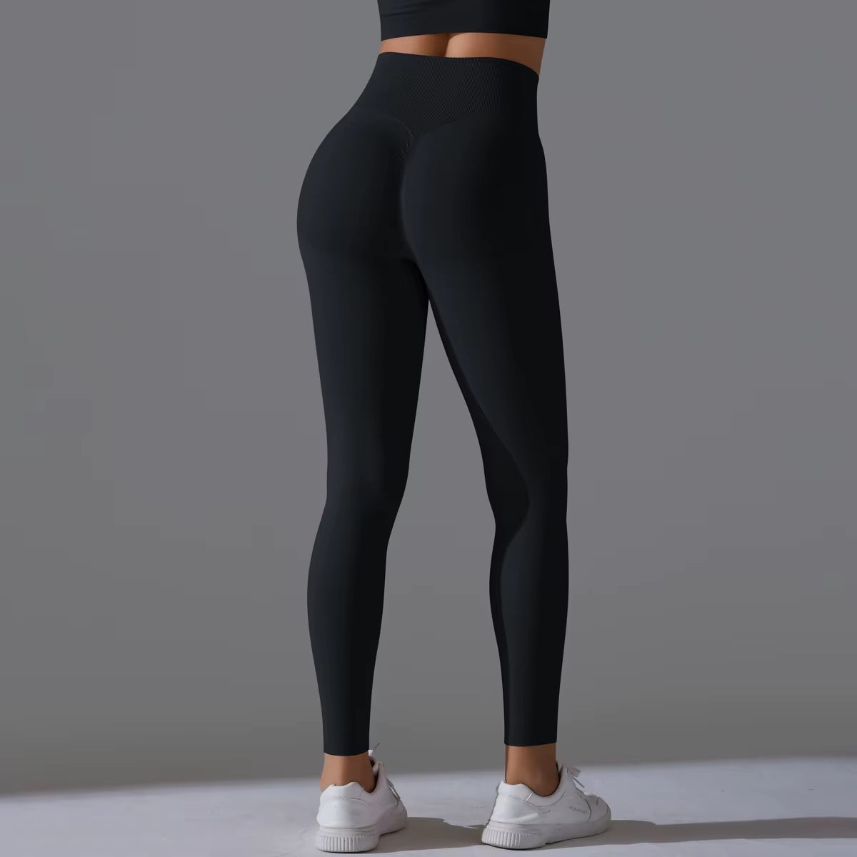 Sculpt & Lift High Waist Tummy Control Leggings- Black