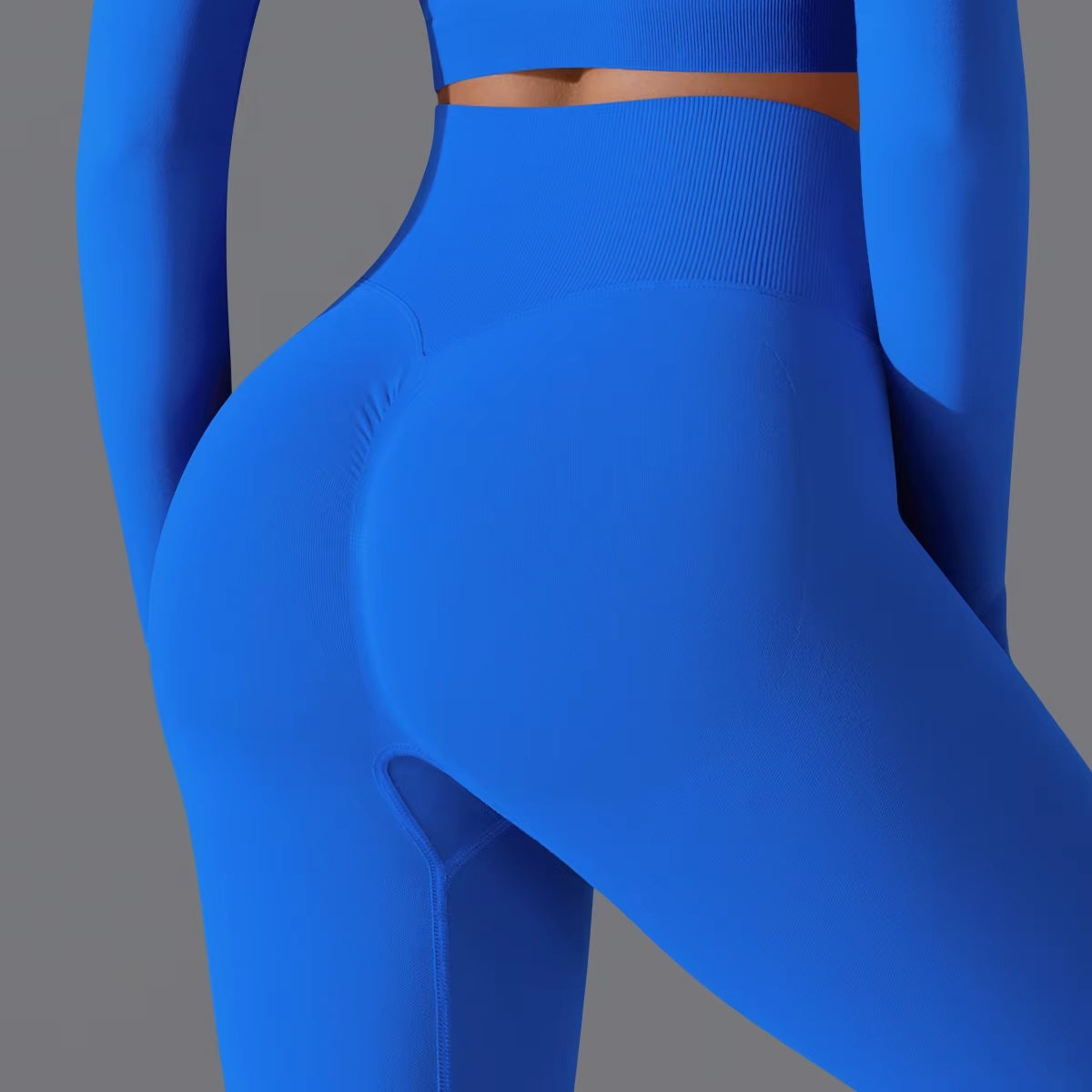 Sculpt & Lift High Waist Tummy Control Leggings - Blue