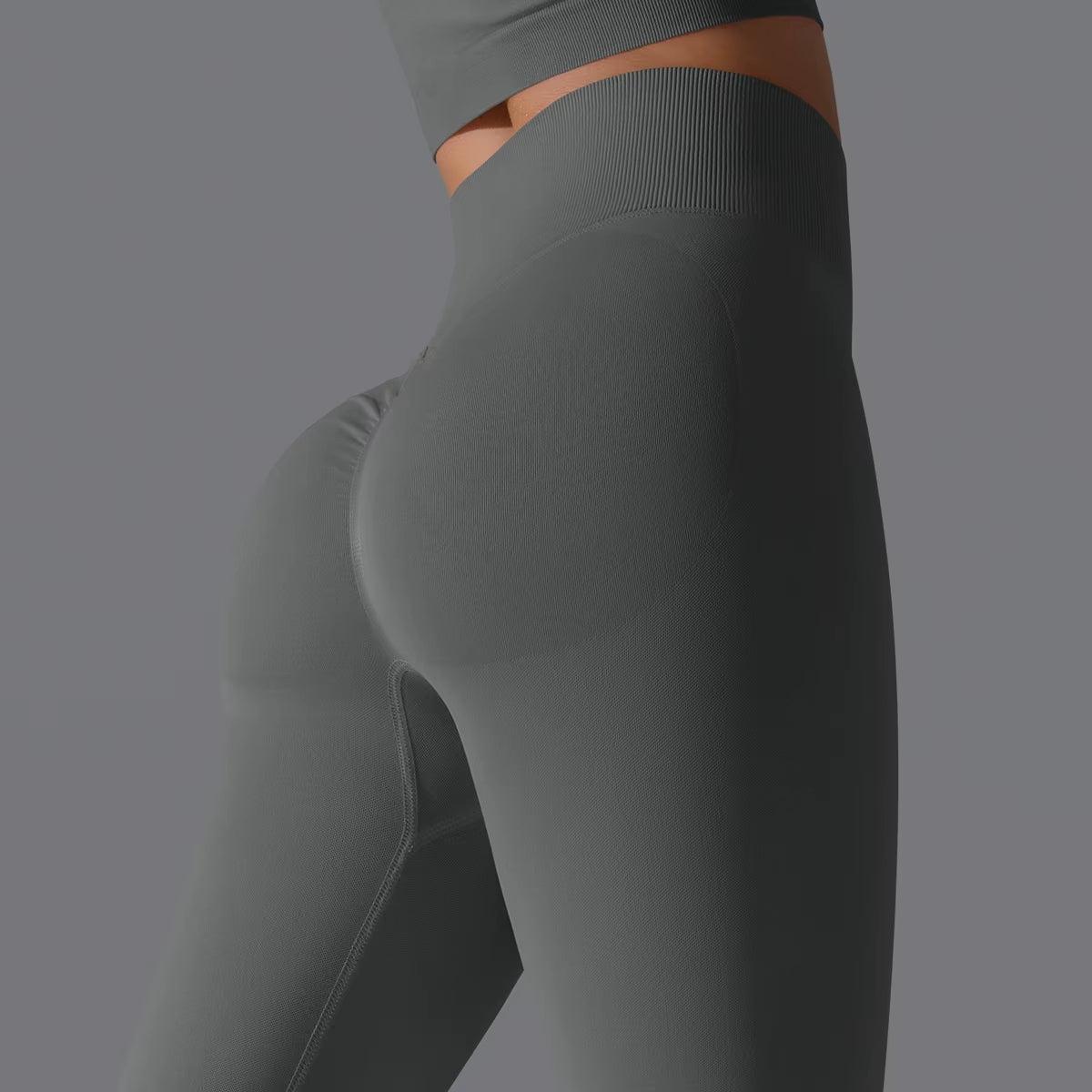 Sculpt & Lift High Waist Tummy Control Leggings - Dark Grey
