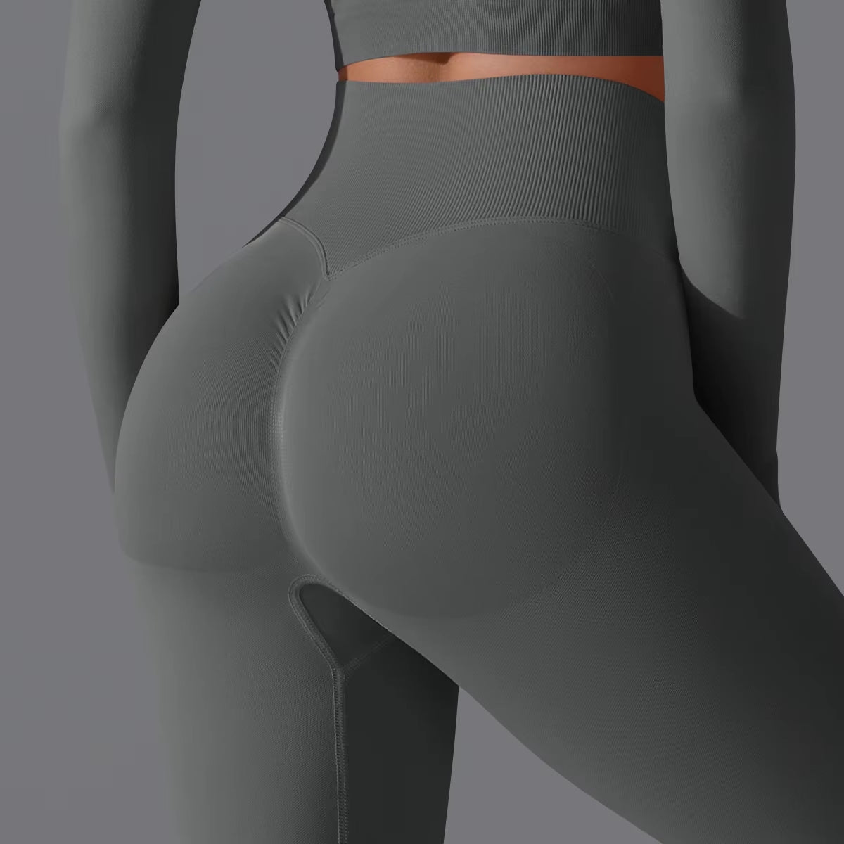 Sculpt & Lift High Waist Tummy Control Leggings - Dark Grey