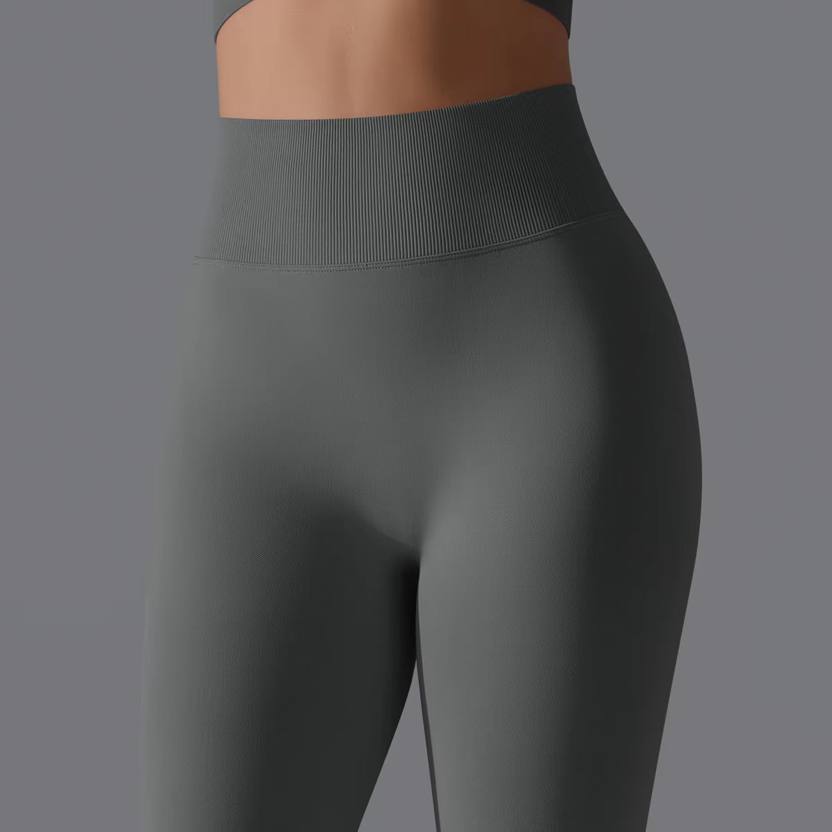 Sculpt & Lift High Waist Tummy Control Leggings - Dark Grey