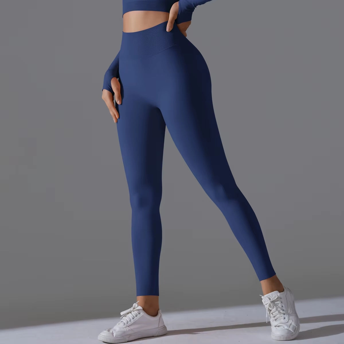 Sculpt & Lift High Waist Tummy Control Leggings - Navy