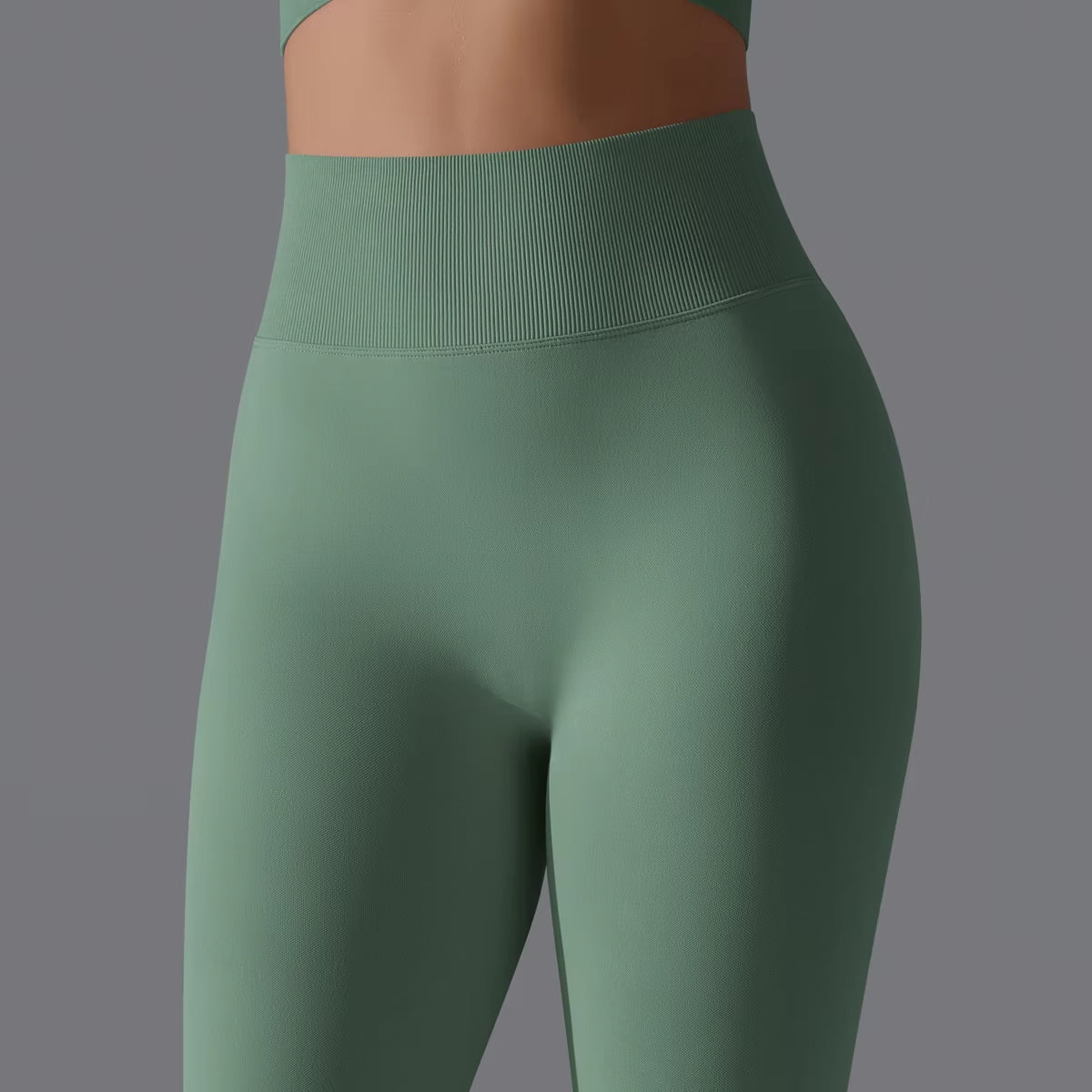 Sculpt & Lift High Waist Tummy Control Leggings - Olive