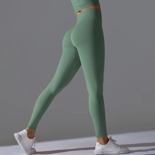 Sculpt & Lift High Waist Tummy Control Leggings - Olive