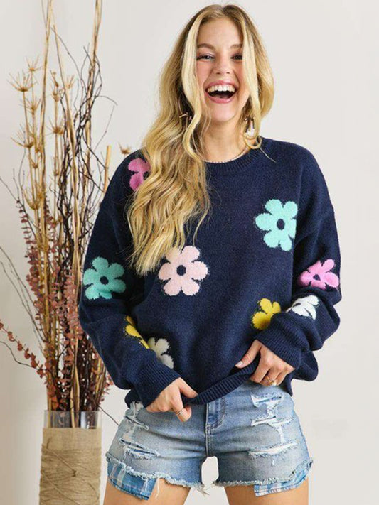 The Dazzled with Daisies Sweater