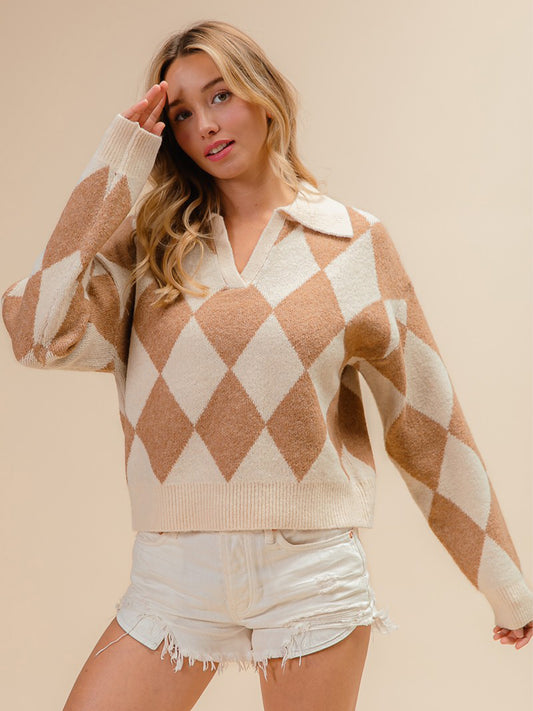 The Diamond Pattern Sweater
